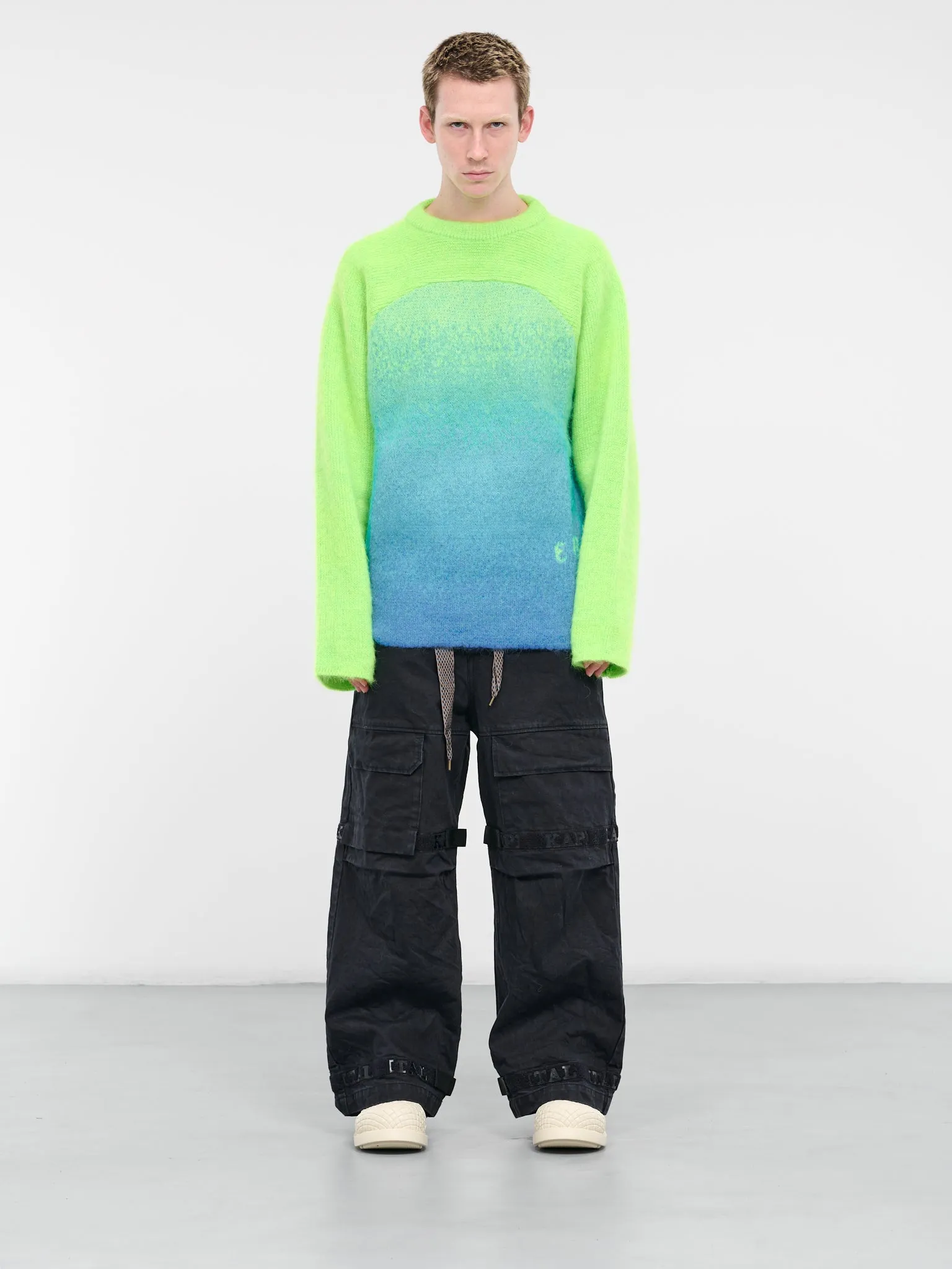 Gradient Rainbow Sweater (N001-GREEN)